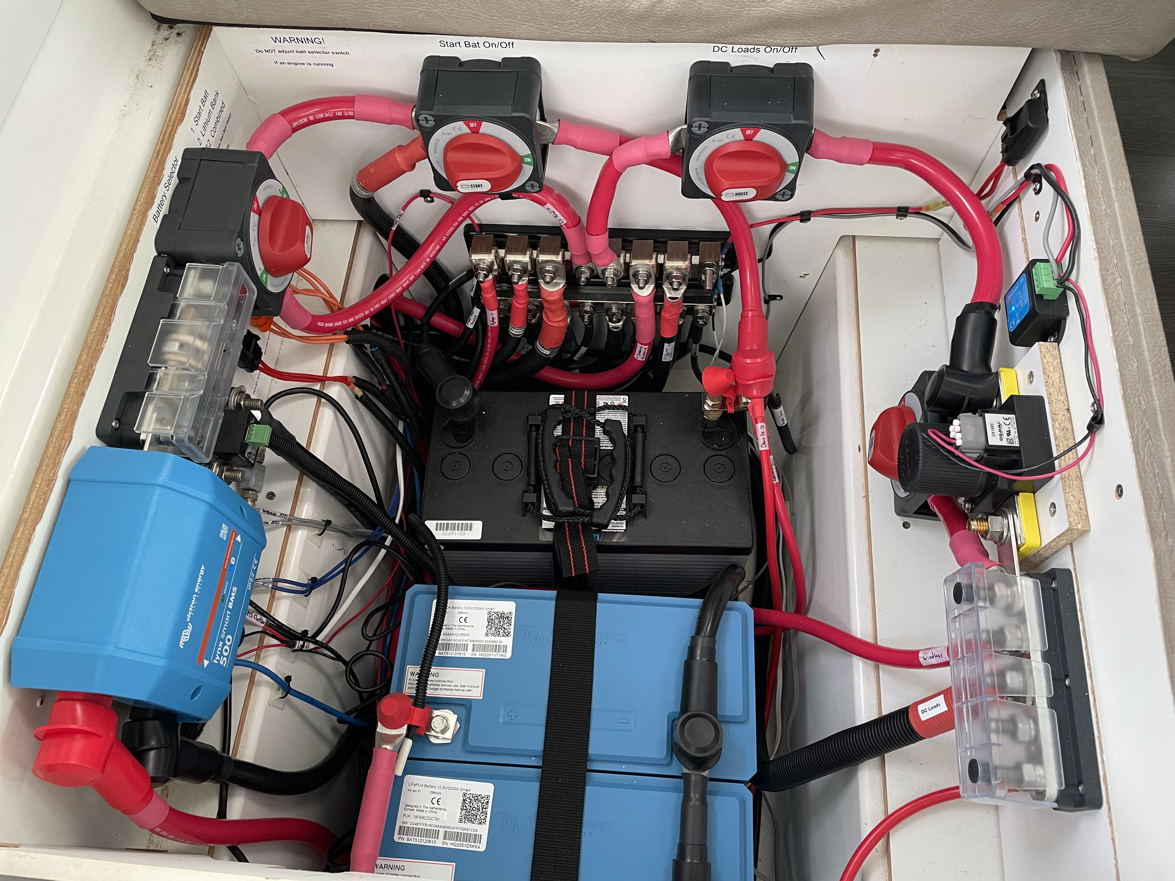 House Bank and Engine Start Batteries