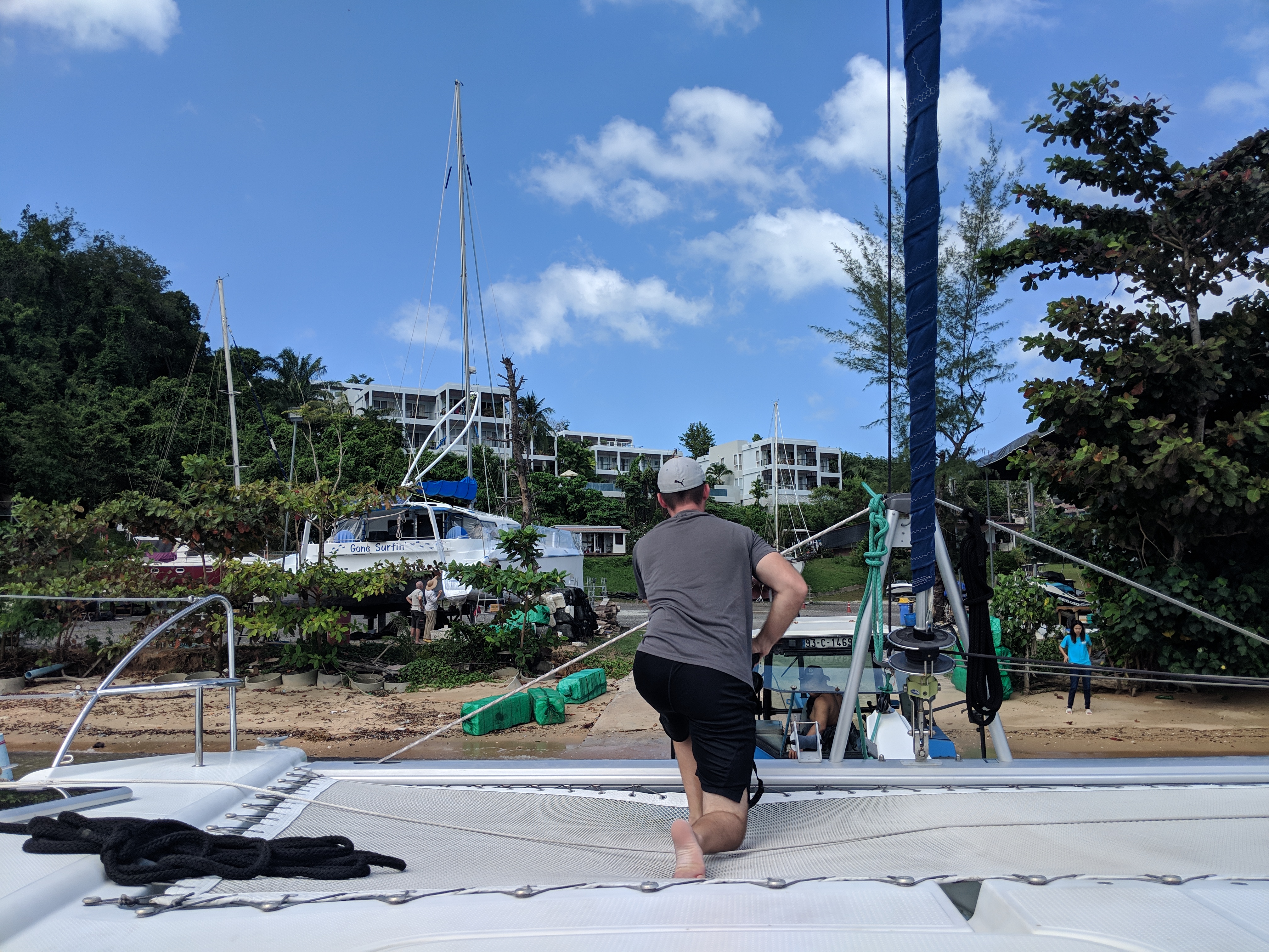 Prepping for a haul out